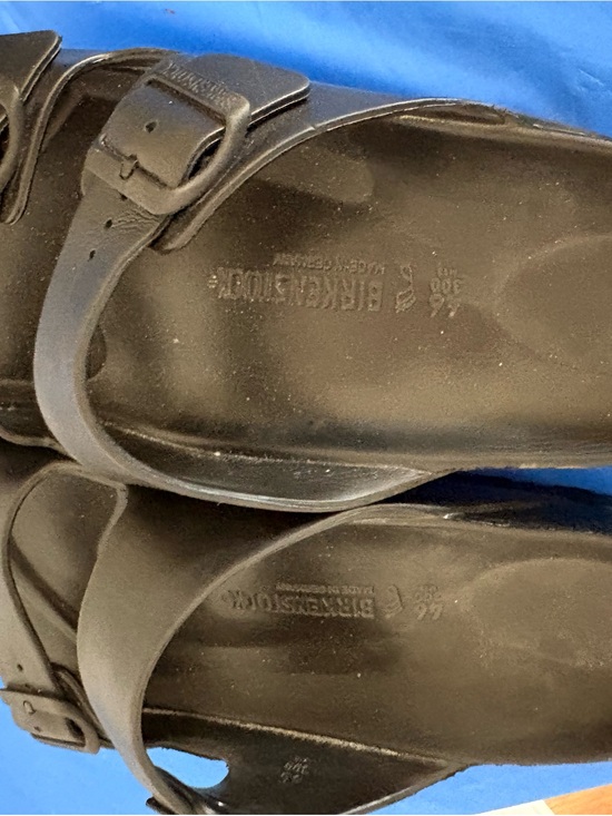 Birkenstock Black Two-Strap EVA Slide Sandals
